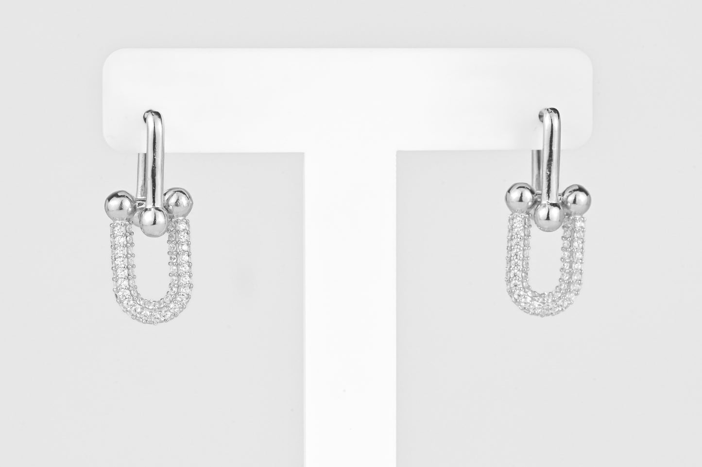 Chain Silver Earrings