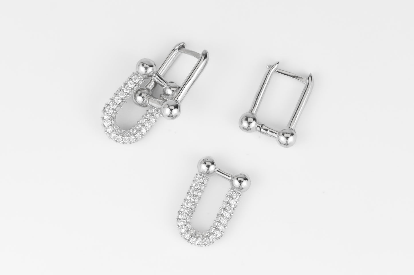 Chain Silver Earrings