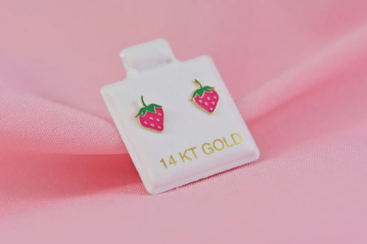 Kids Earrings Strawberry