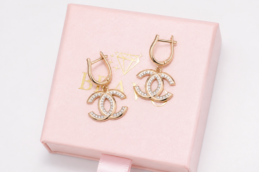 Dangle Earrings Rose Gold 585(14K)