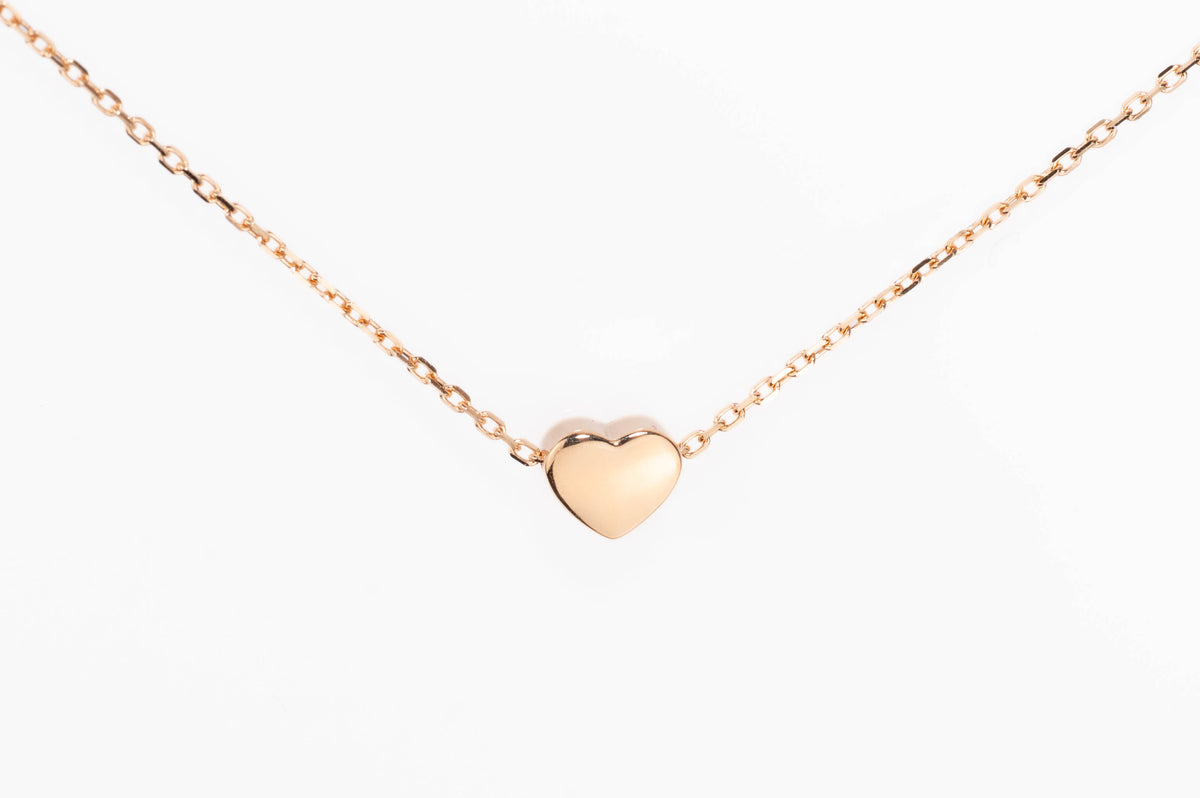 Necklace Heart Rose Gold