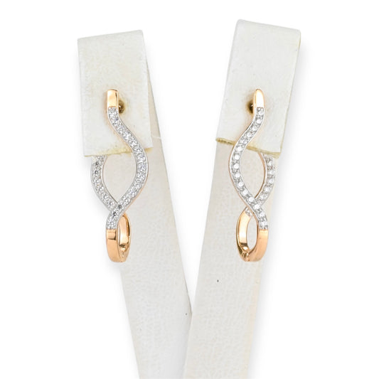 Earrings with Zirconia stones