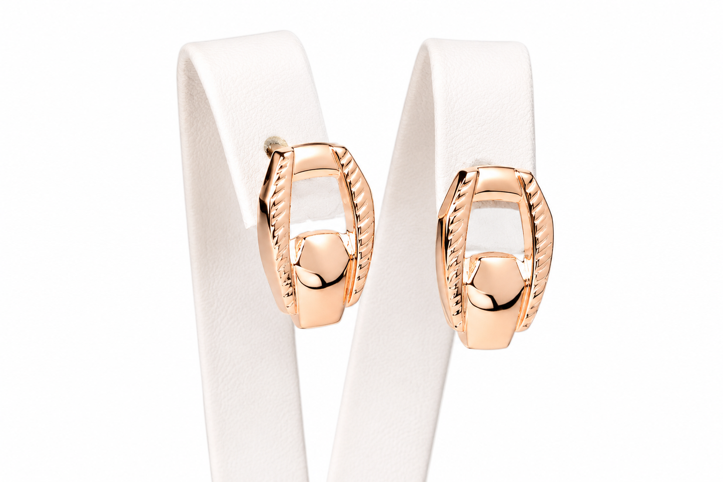Rose Gold 585 Earrings