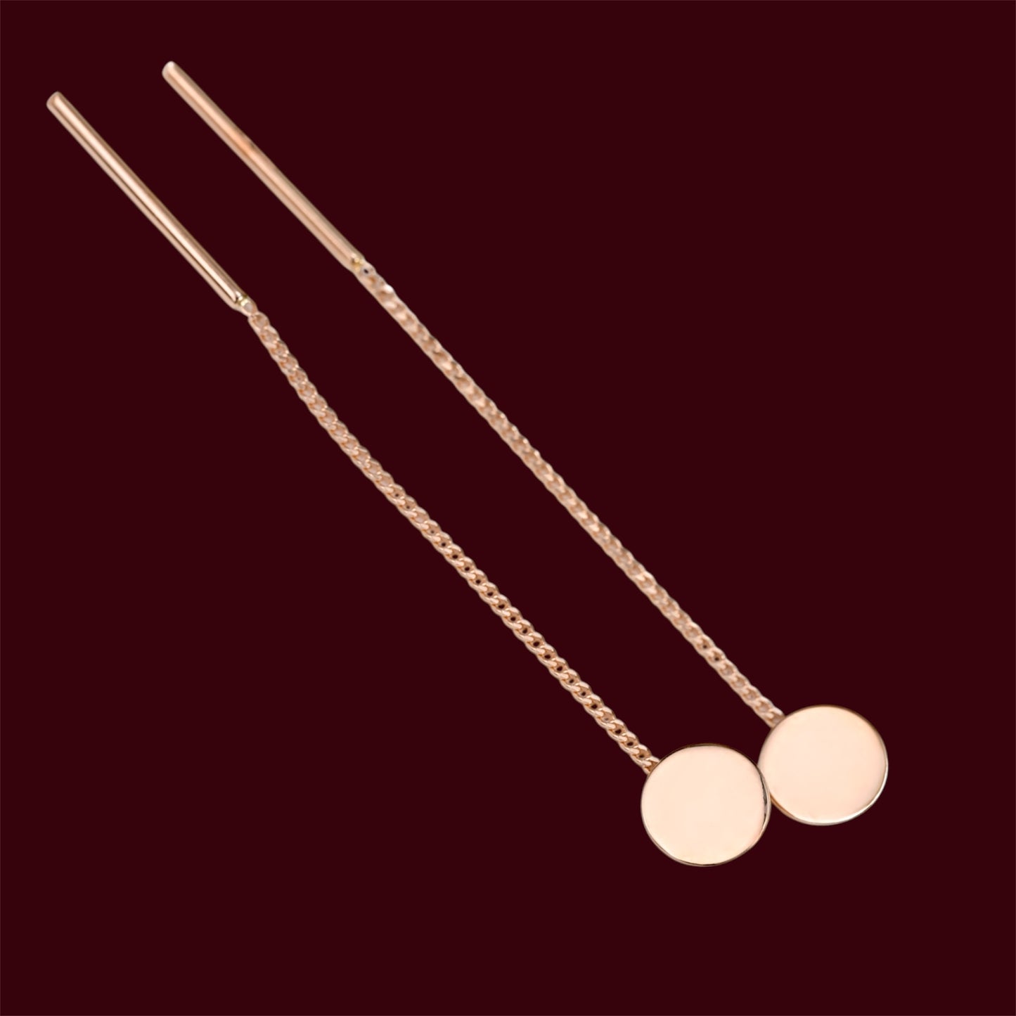 Thread Gold Earrings