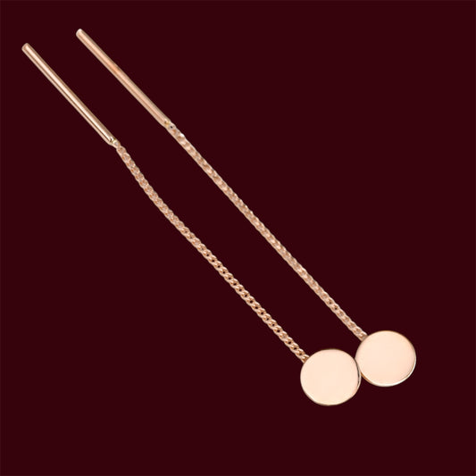 Thread Gold Earrings