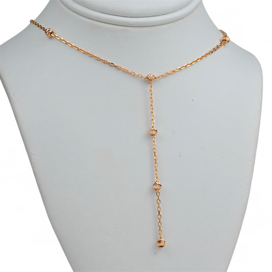 Necklace Rose Gold Tie