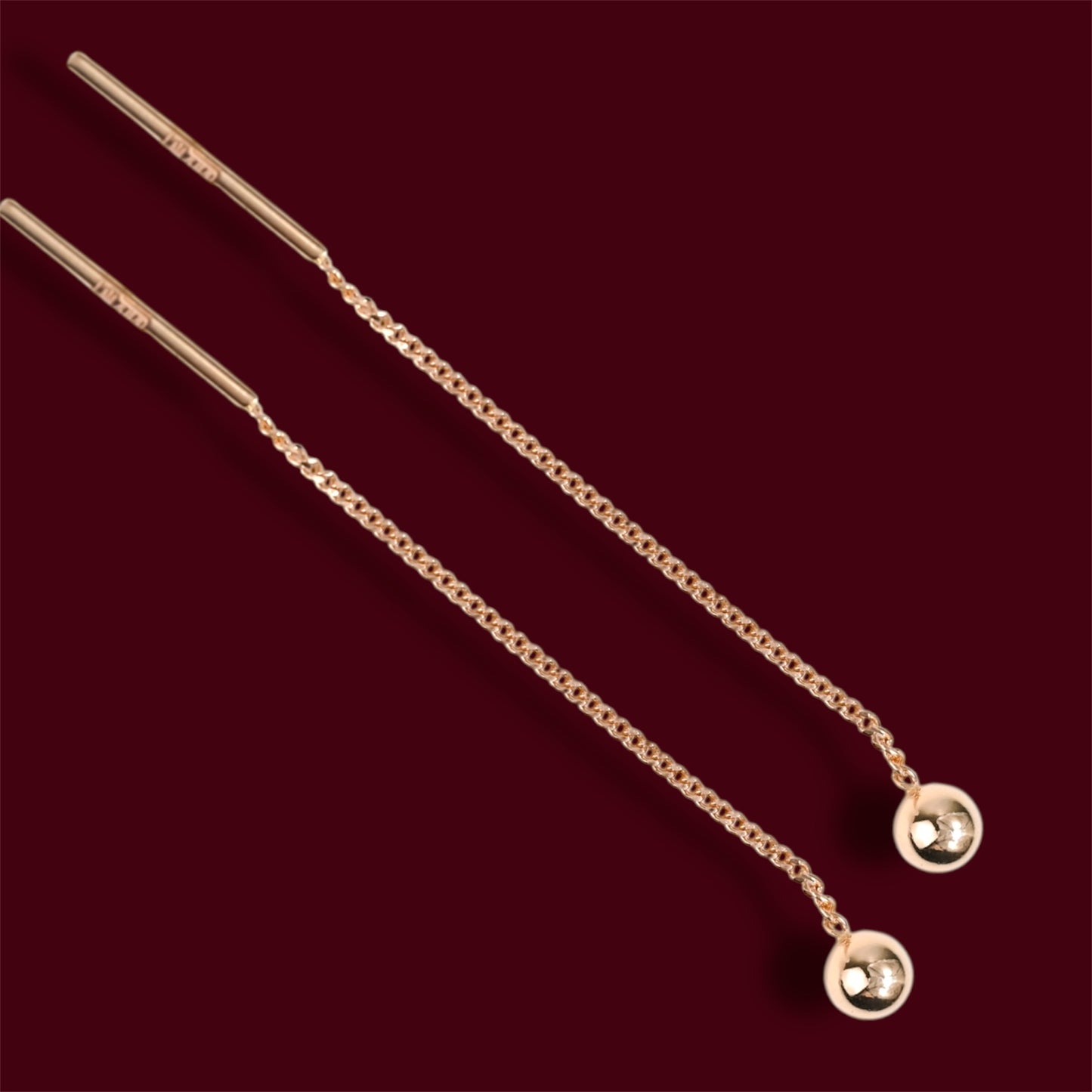 Thread Gold Earrings