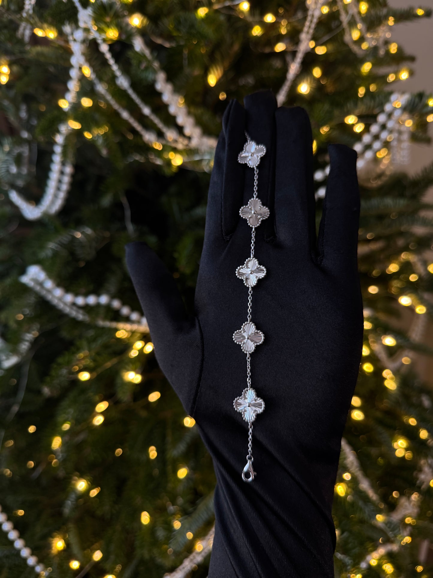 Bracelet Silver Clover