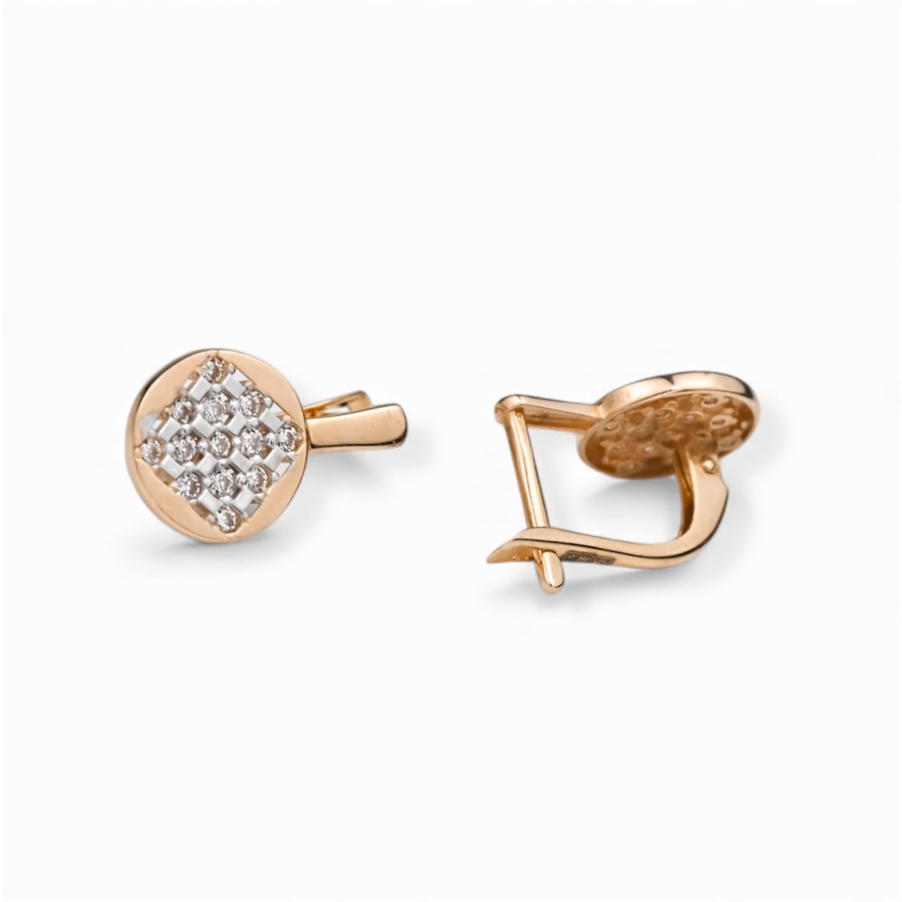 Earrings with Zirconia stones