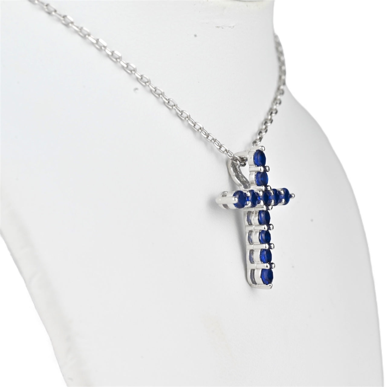 Silver Necklace Cross