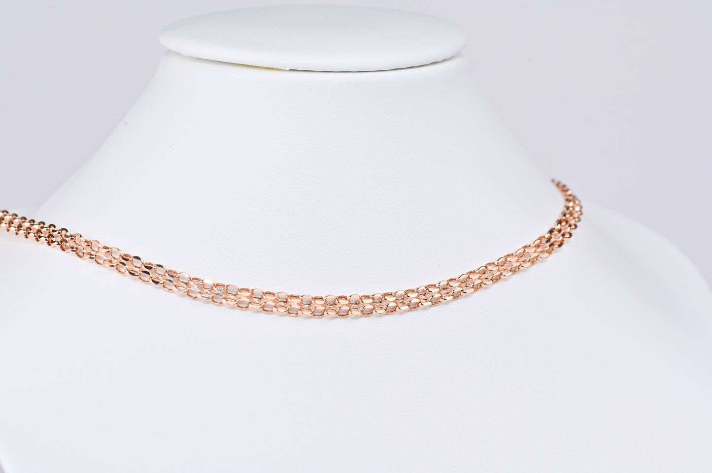 Rose Gold 585 Chain for Men