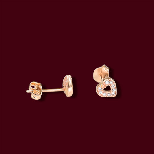 Stud Earrings Hearts