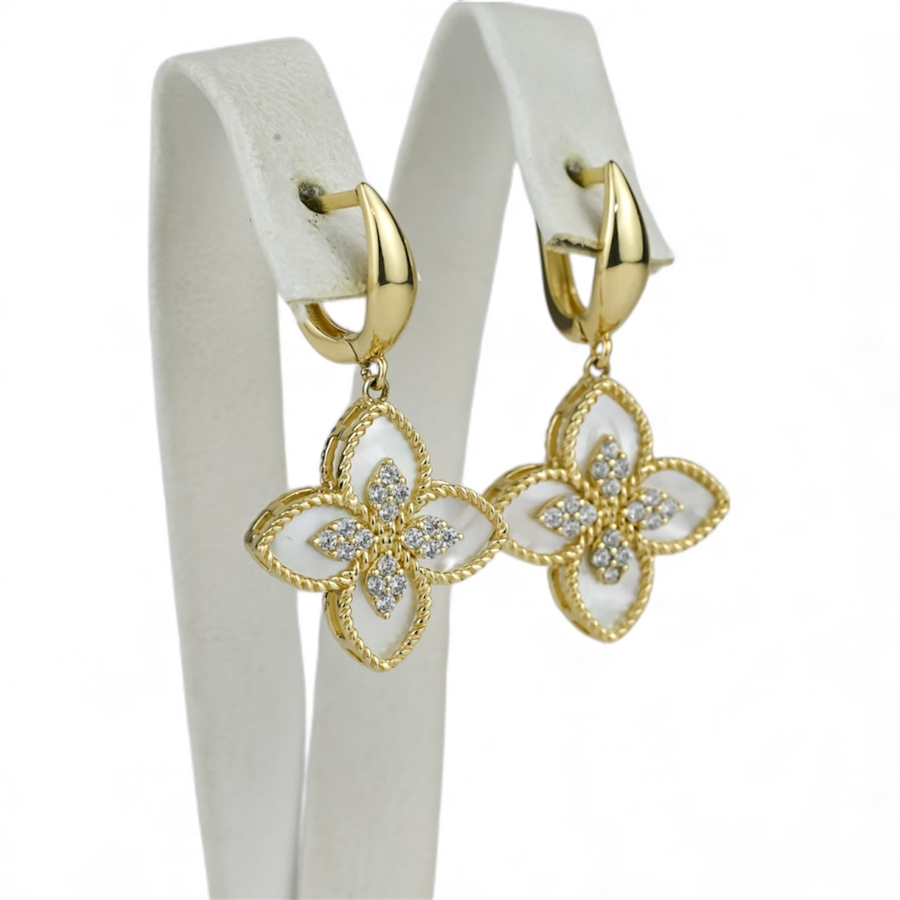 Yellow Gold Dangle Earrings