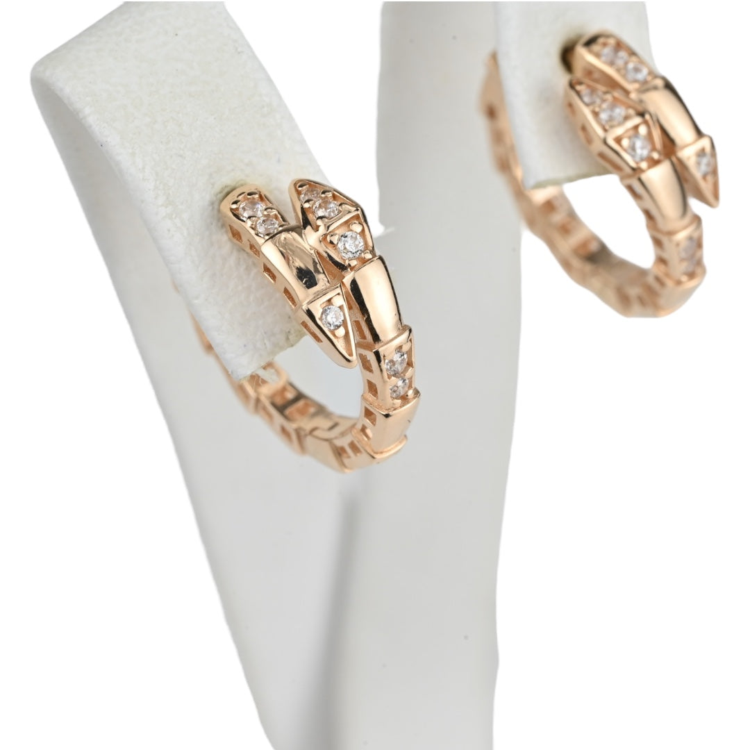 Earrings Hoops Snakes