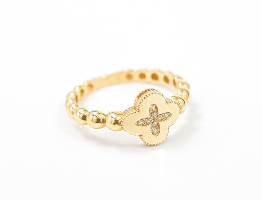 Ring Flower (Yellow/White Gold)