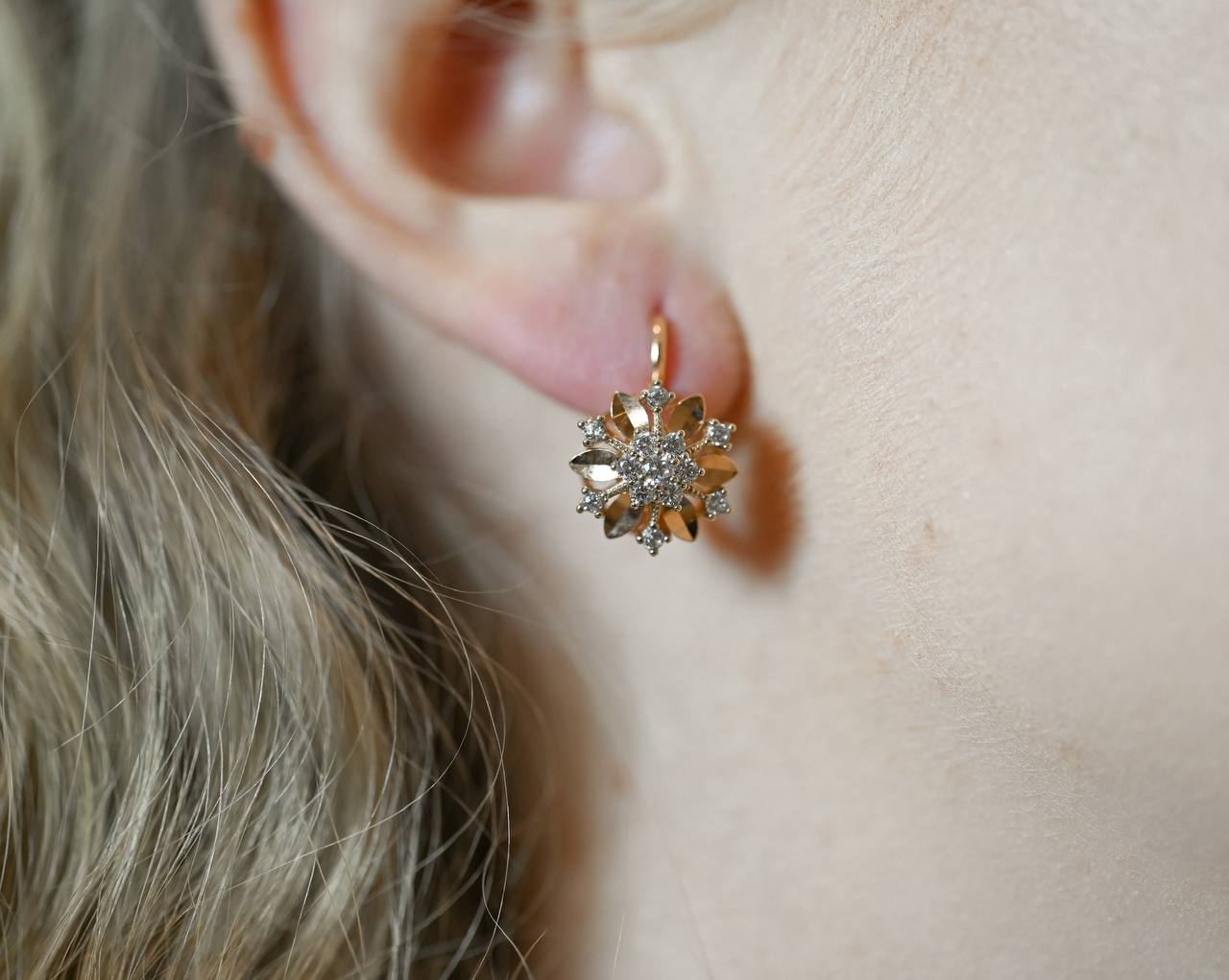 Earrings Large Flowers