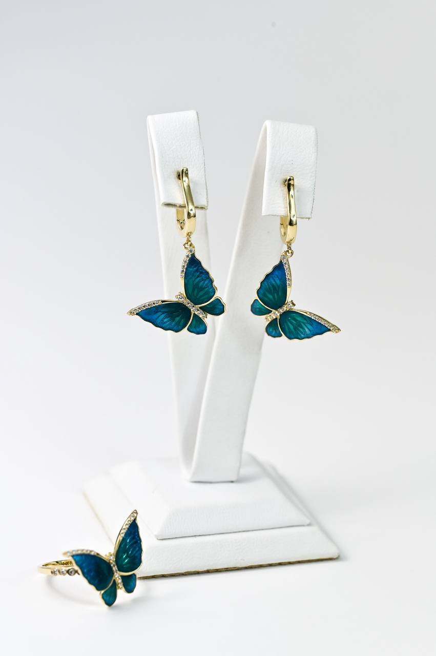 Jewelry Set Butterflies