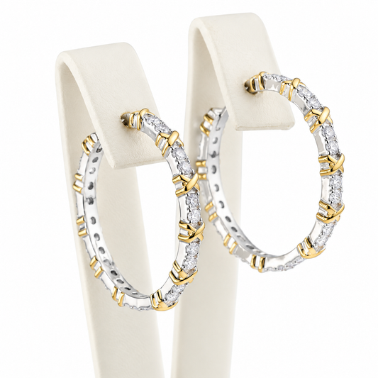 Silver Hoops Earrings