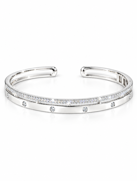 Silver Bracelet Sparkling