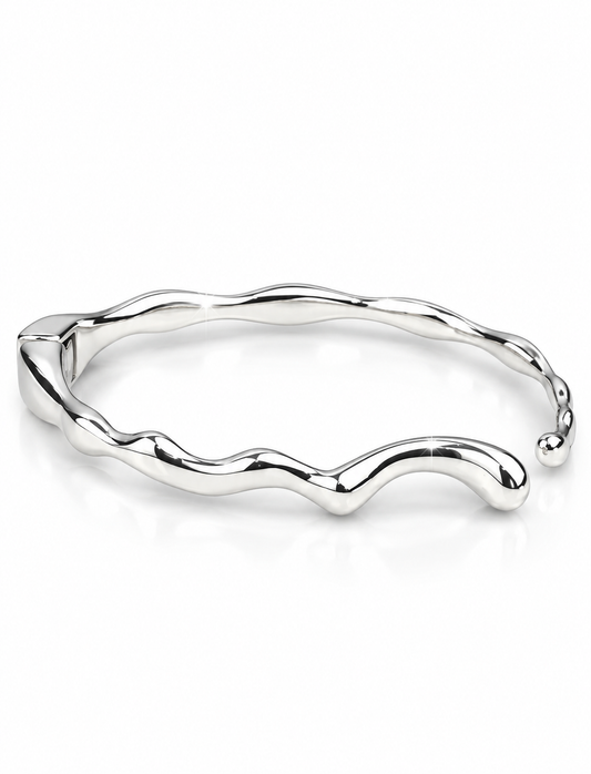 Silver Bracelet Wave
