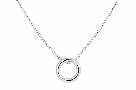 Silver Necklace "Simple Ring"