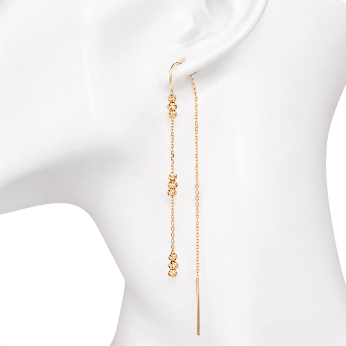 Thread Earrings Ball