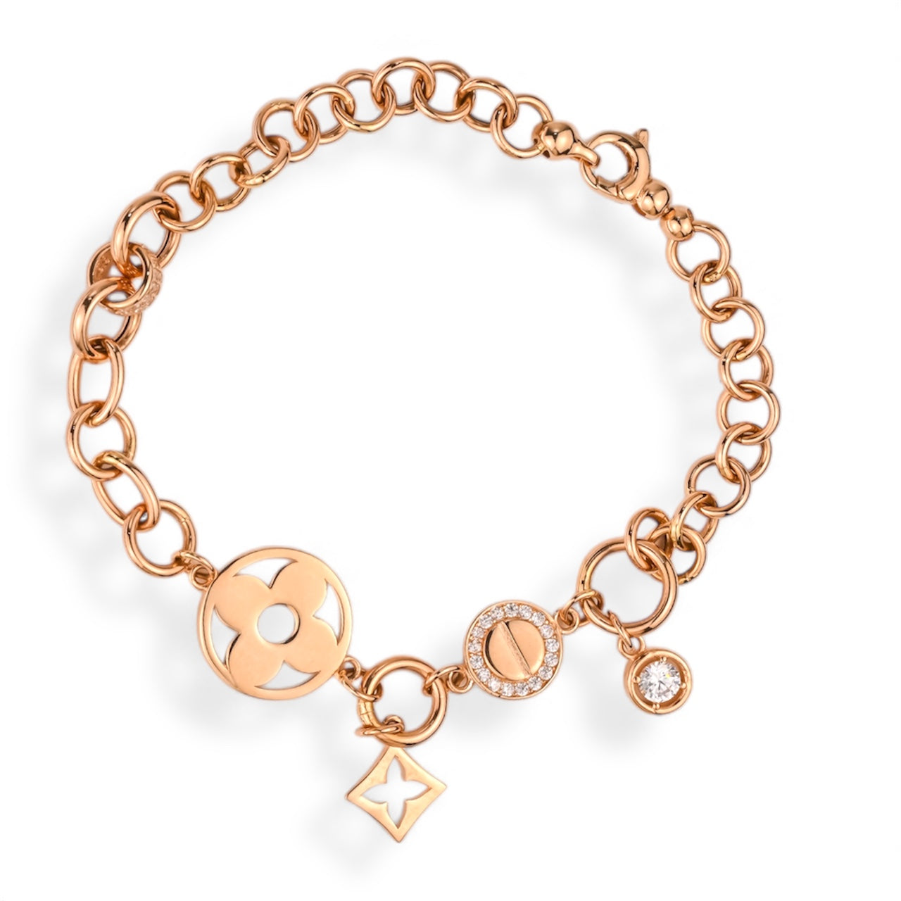 Bracelet Flower with pendants