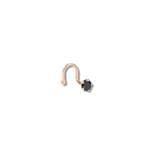 Nose Piercing Black stone