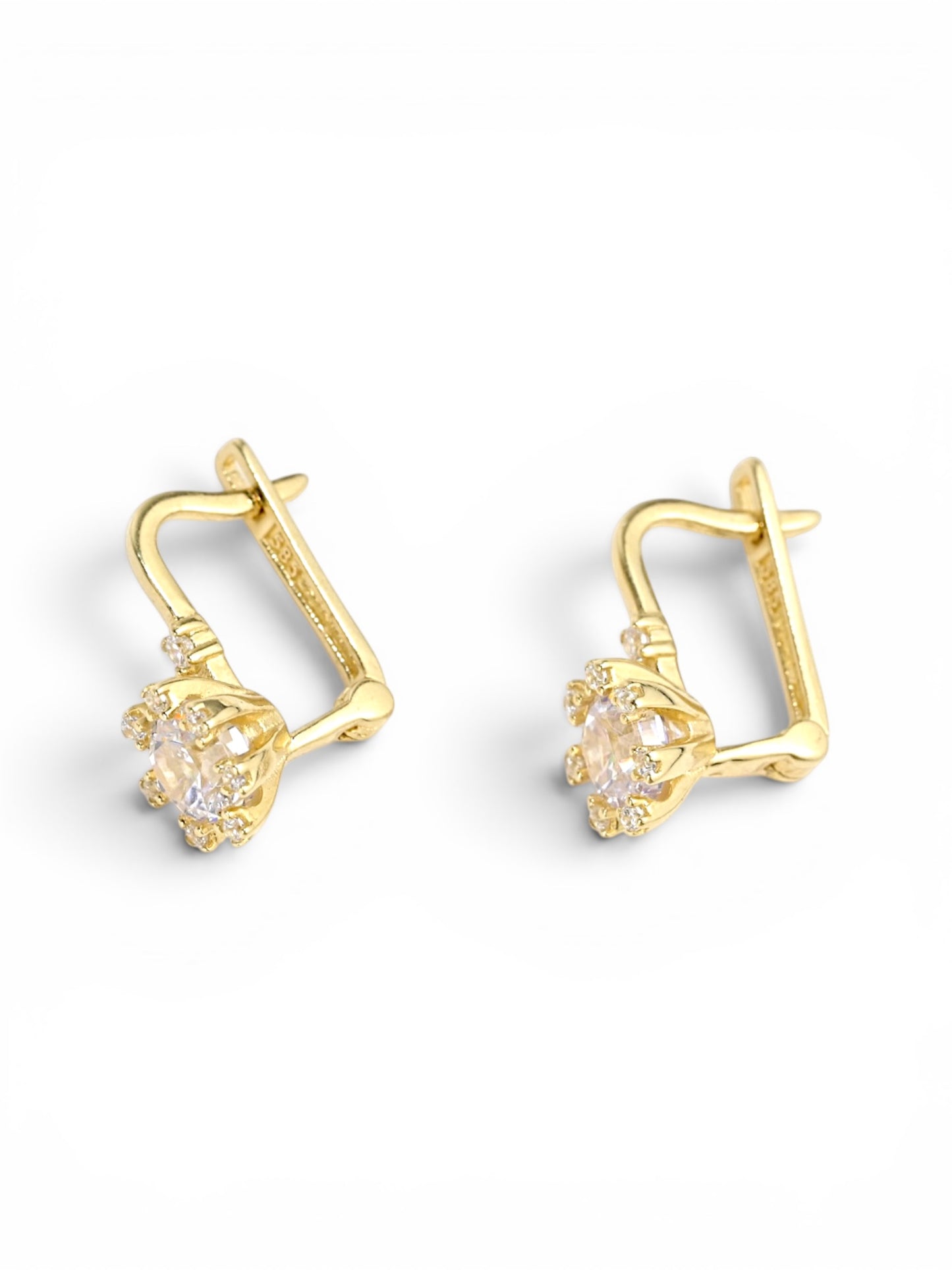 Bright Earrings Yellow Gold