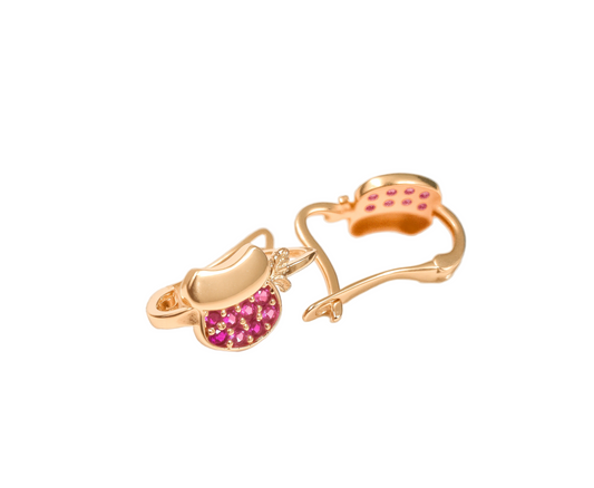 Kids Earrings Apple