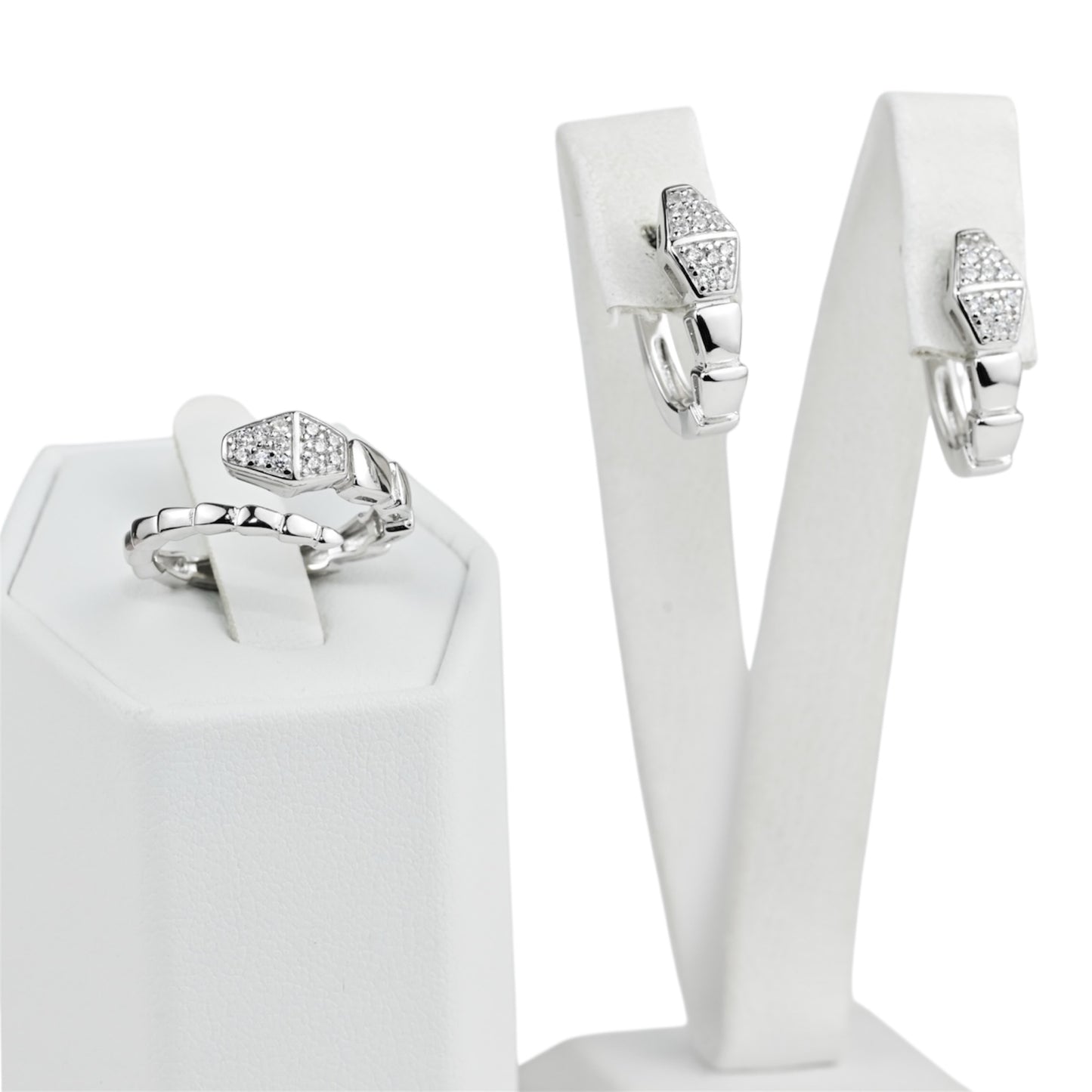 Silver 925 Set Snakes