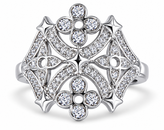 Silver Gothic Styled Ring