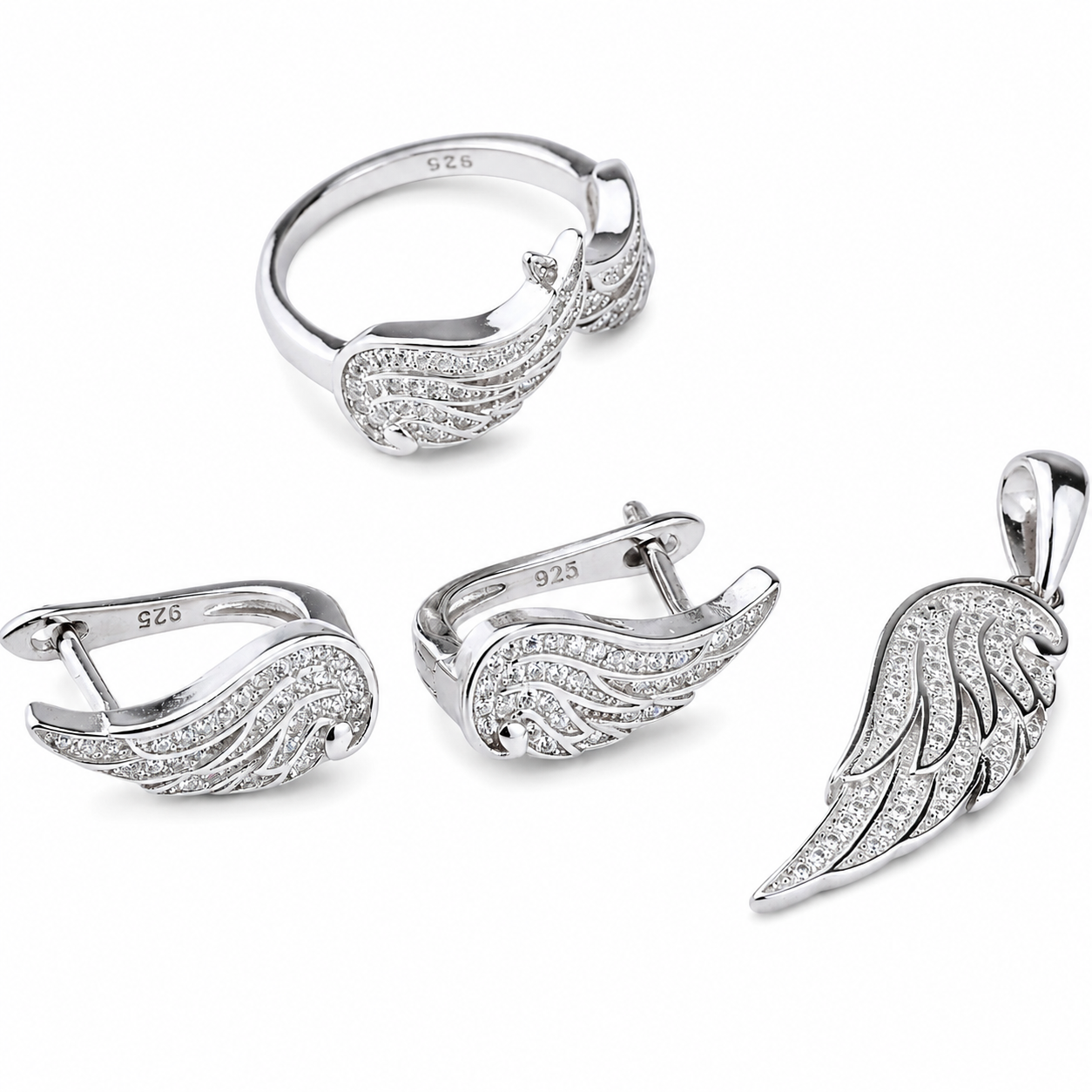 Angel Wings Jewelry Set