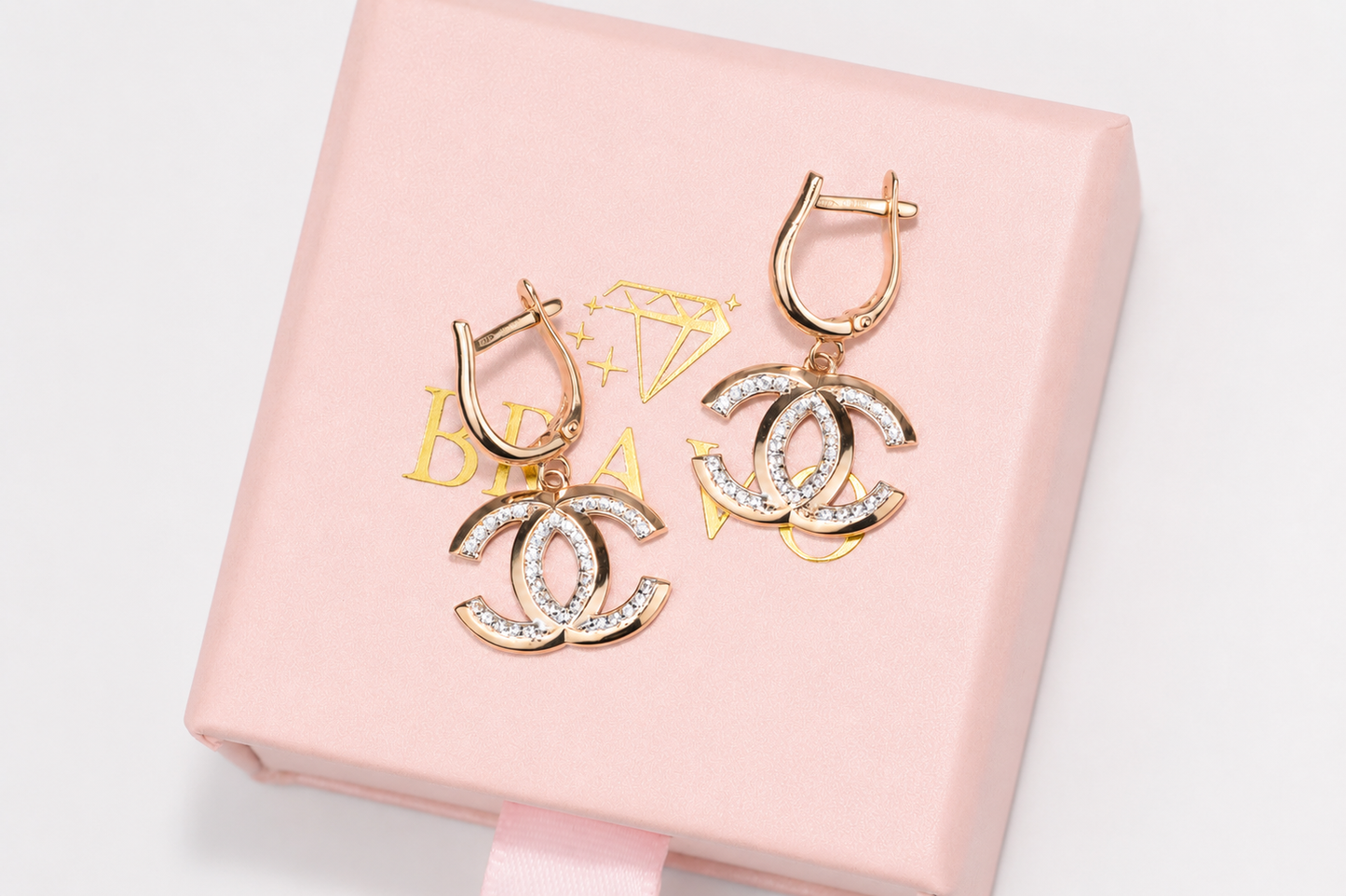 Dangle Earrings Rose Gold 585(14K)