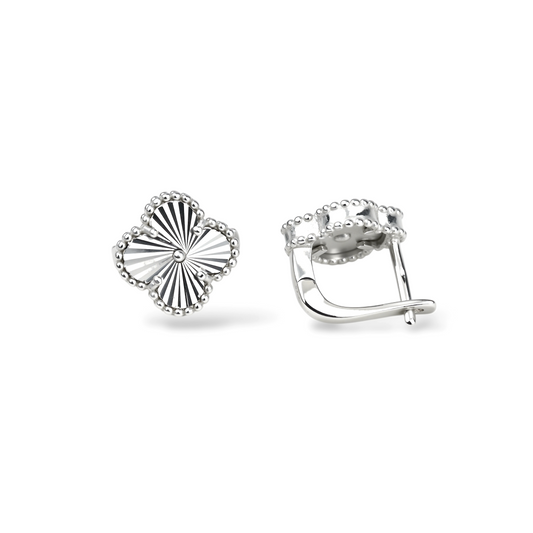Silver Clover Earrings