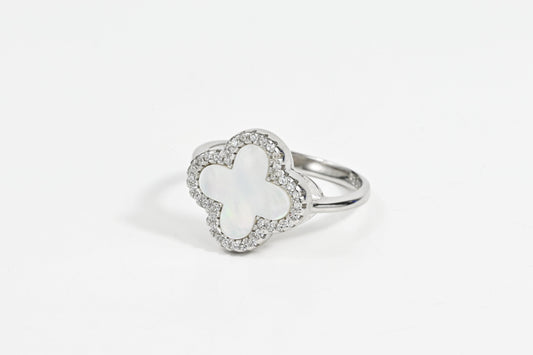 Silver Ring Mother of Pearls
