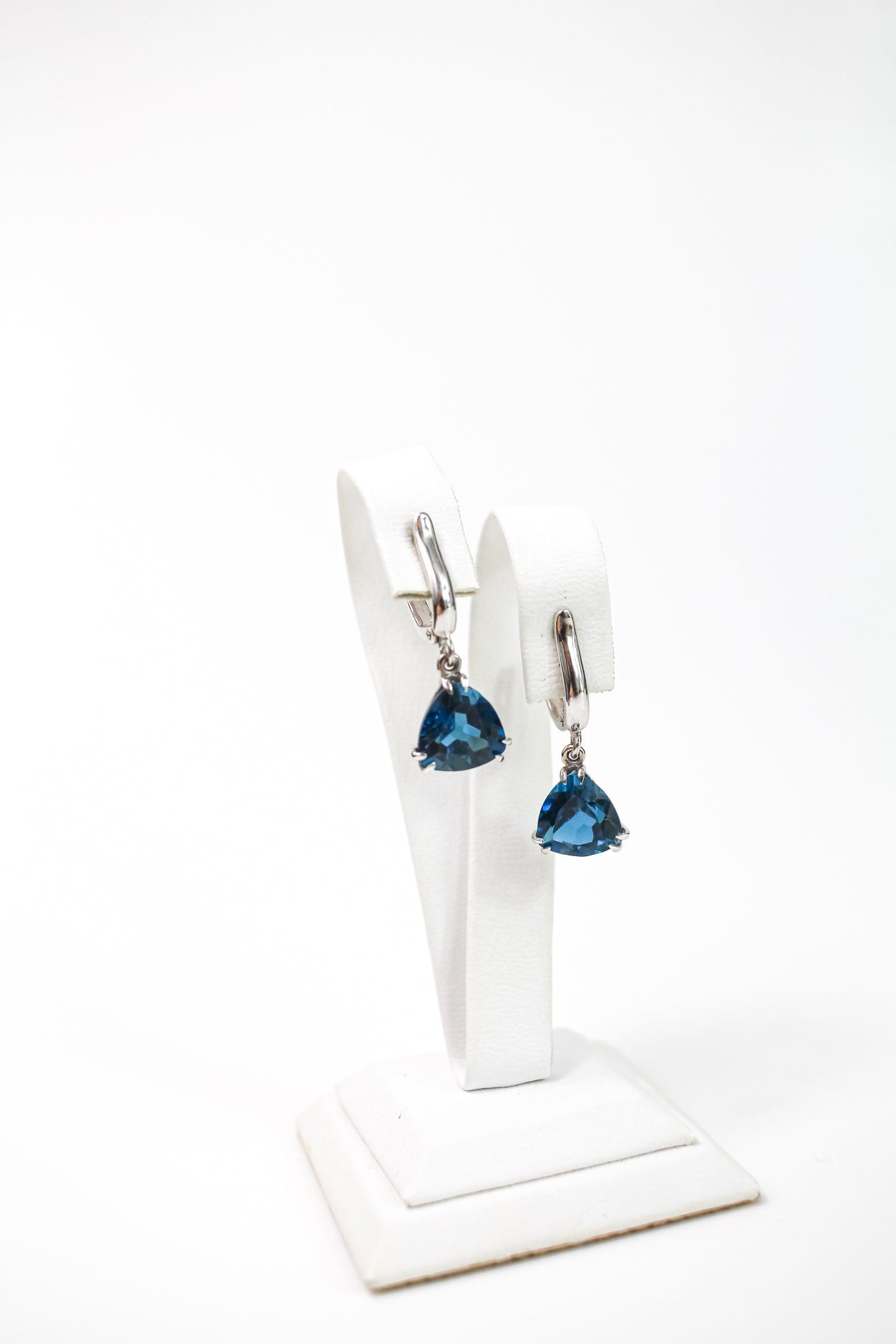 Blue Topaz Dangle Earrings