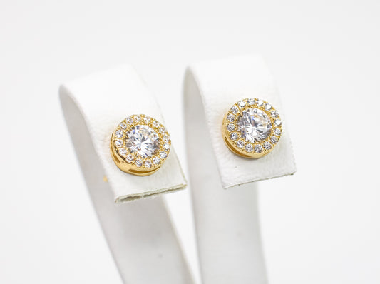 Stud Earrings Yellow Gold