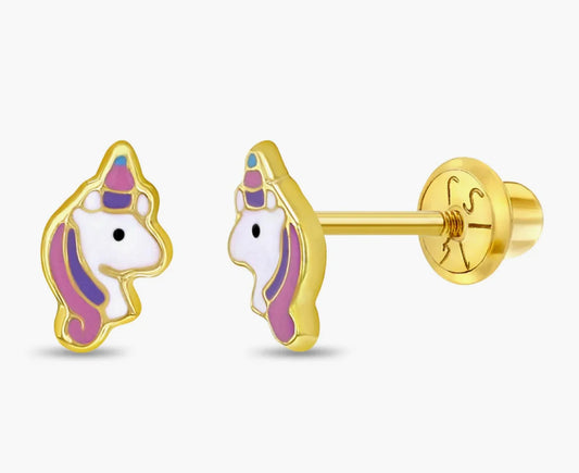 Kids Stud Earrings Unicorn