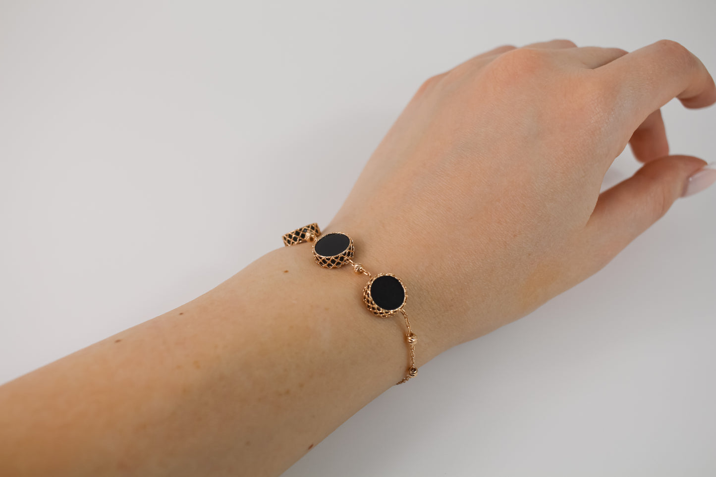 Bracelet Black Rings