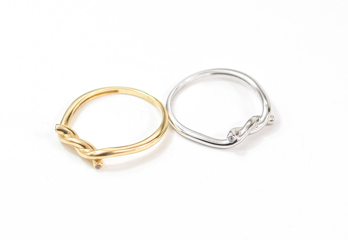 Minimalist Ring [White&Yellow Gold]