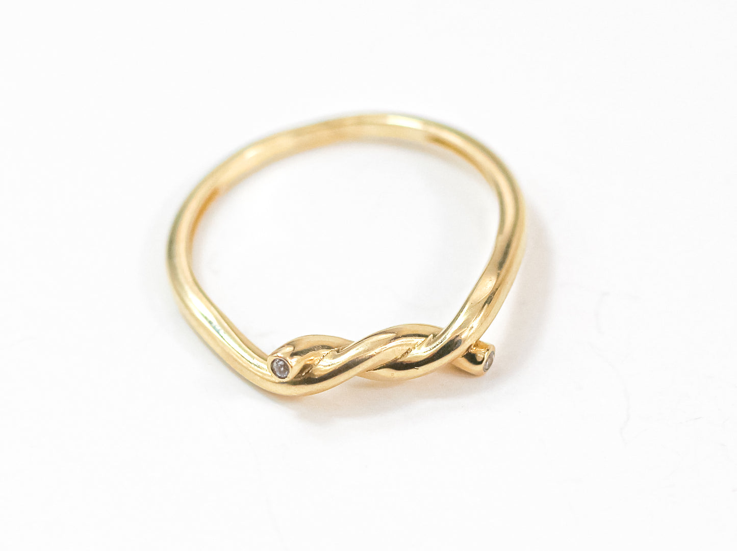 Minimalist Ring [White&Yellow Gold]