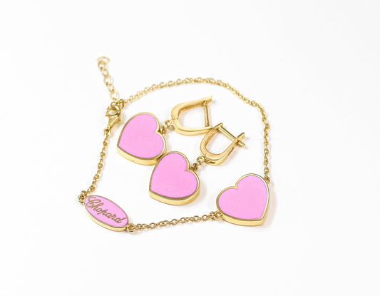 Pink Hearts Set