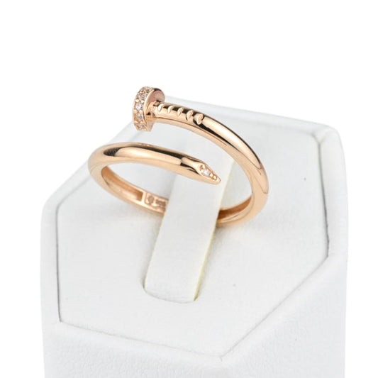 Ring Nail with Zirconia stones