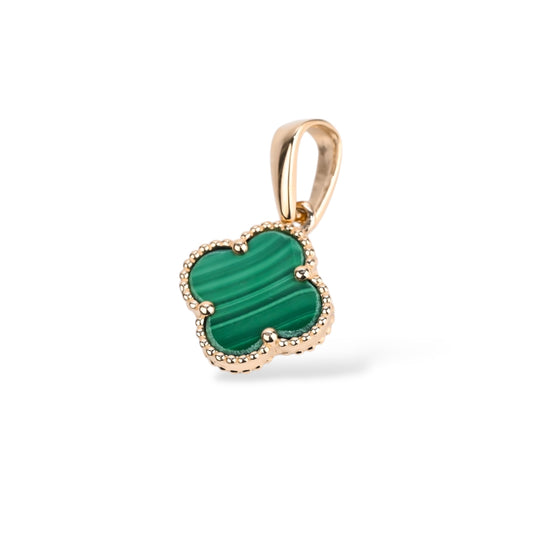 Malachite clover Pendant