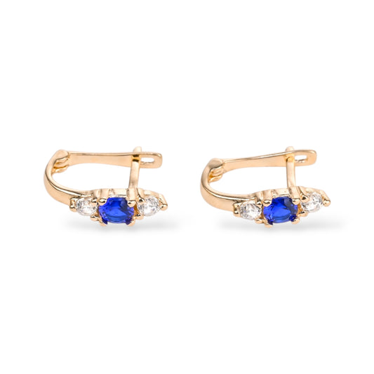 Kids Earrings Blue stones