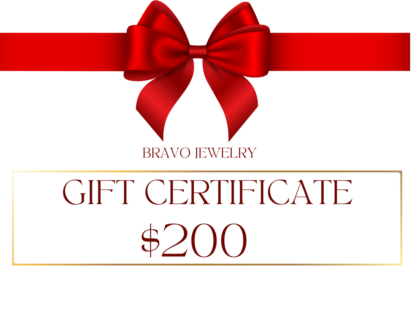 GIFT CERTIFICATES