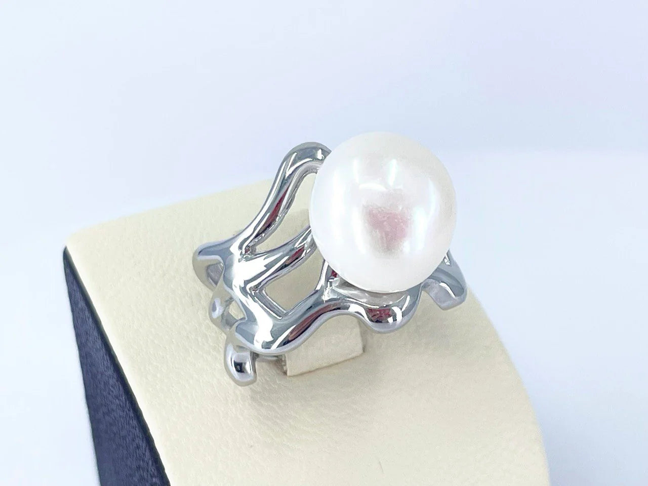 Silver Ring Pearl