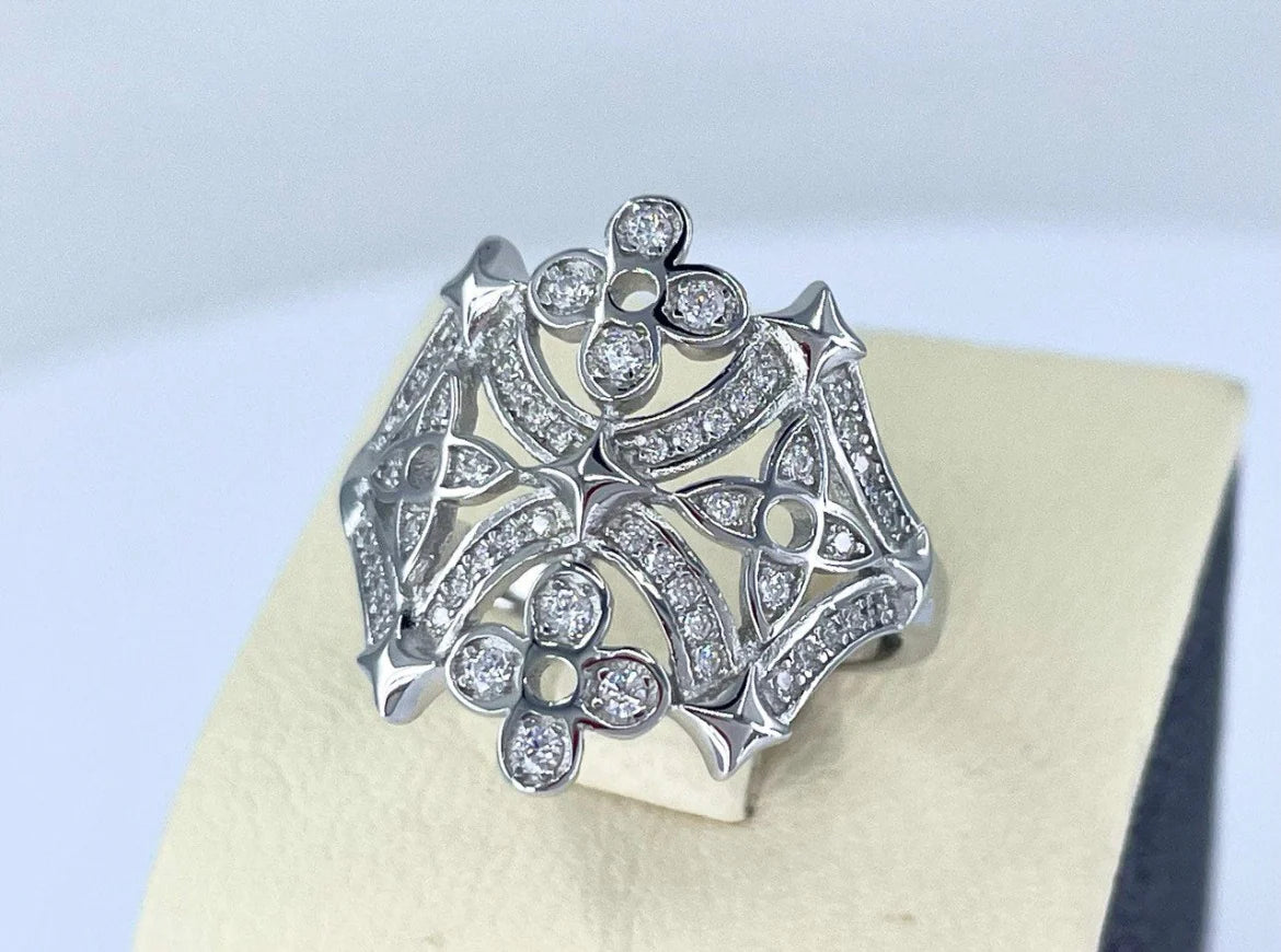 Silver Gothic Styled Ring